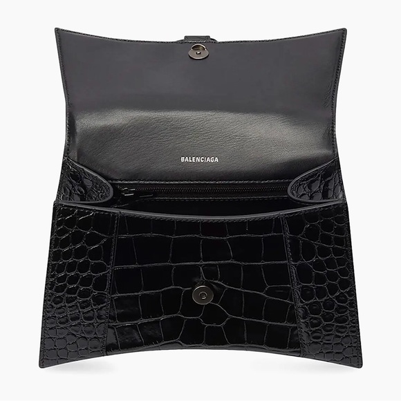 Balenciaga Black Embossed Mini Bag - Picture 4 of 8